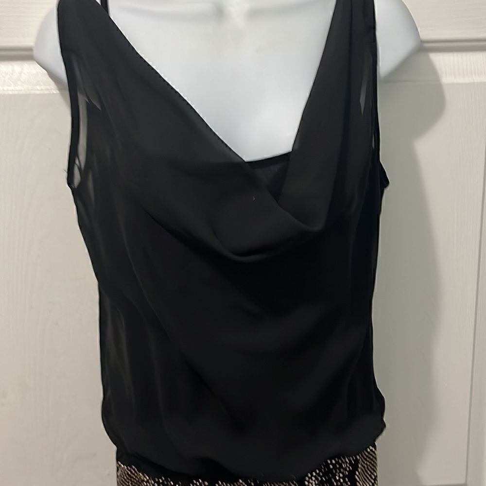 Cache Gold Beaded Dress - Picture 2 of 8